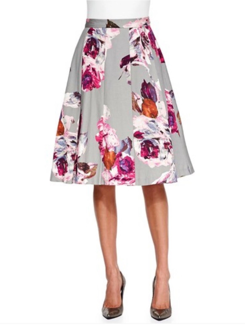 Trina Turk Women’s Floral Print Lined Skirt‎ Size 0